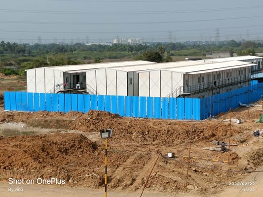 Casas prefabricadas a medida fabricadas en invernaderos y estructura de acero ligero para el mercado de Bangladesh