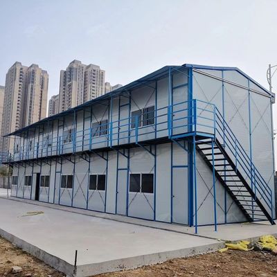 Casas prefabricadas a medida fabricadas en invernaderos y estructura de acero ligero para el mercado de Bangladesh