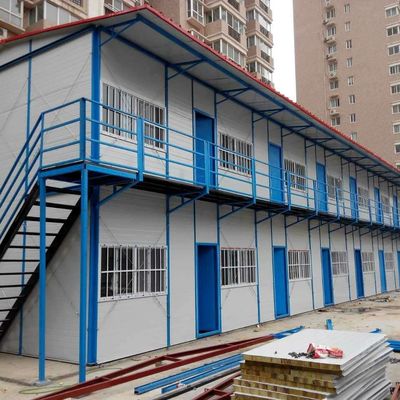 Casas prefabricadas a medida fabricadas en invernaderos y estructura de acero ligero para el mercado de Bangladesh