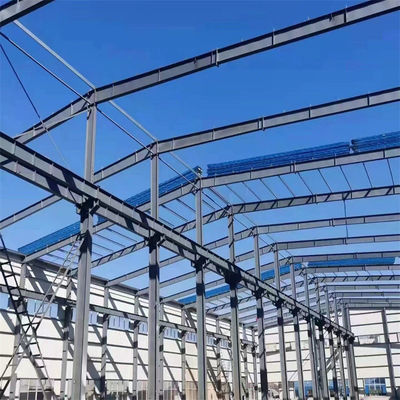Instalación rápida ventaja estructura de acero almacén taller de prefabricación de larga extensión