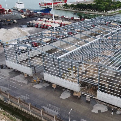 Mejor estructura de acero Edificio de almacén Taller de construcción industrial Edificio de acero metálico con ventaja de instalación rápida
