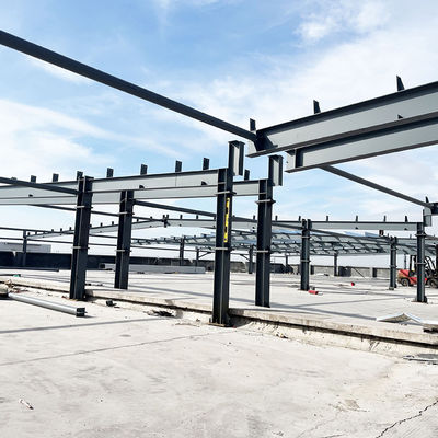 Estructura de acero Almacén de gran envergadura Taller de construcción de acero Almacén prefabricado para planta con ronda competitiva