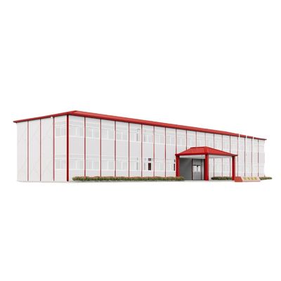 Casa prefabricada con estructura de acero ligero