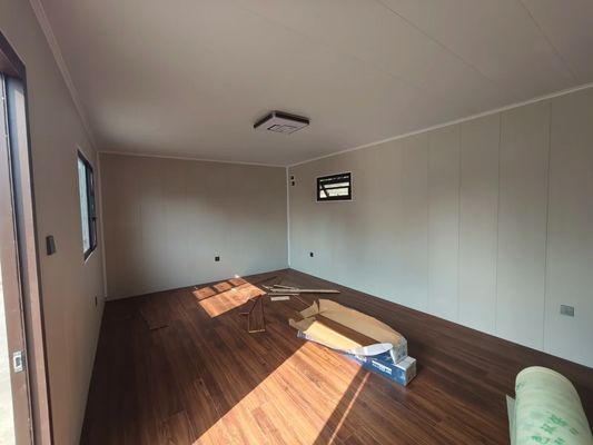 Casa prefabricada con estructura de acero ligero