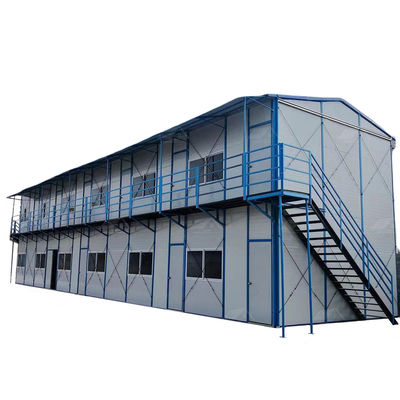 20FT/40FT Casas de paneles de sándwich prefabricadas personalizadas para oficinas de construcción de almacenes de talleres