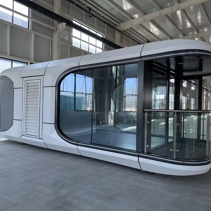 Multifunción de alta moda de lujo Casas pequeñas Prefabricadas Móvil cápsula espacial personalizada tamaño 2 dormitorio contenedor hogar