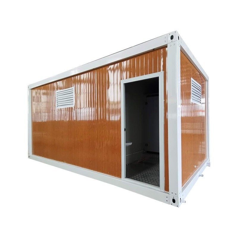 Estilo del sudeste asiático diseño moderno móvil plástico químico inodoro móvil simple casa prefabricada con estilo moderno