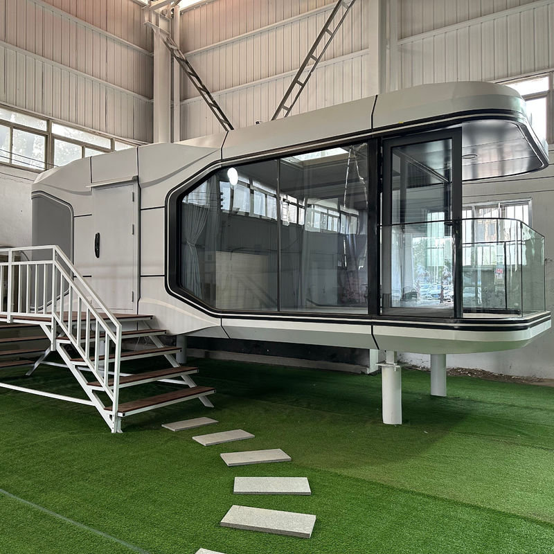 Moderno hogar móvil prefabricado para el hotel Villa estilo caliente Moderno mobiliado Casa cápsula de espacio exterior
