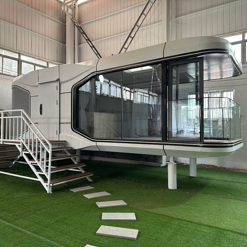 Cuadro de acero galvanizado Contenedor prefabricado modular Casa para hotel Villa en diseño popular y casas de invernadero