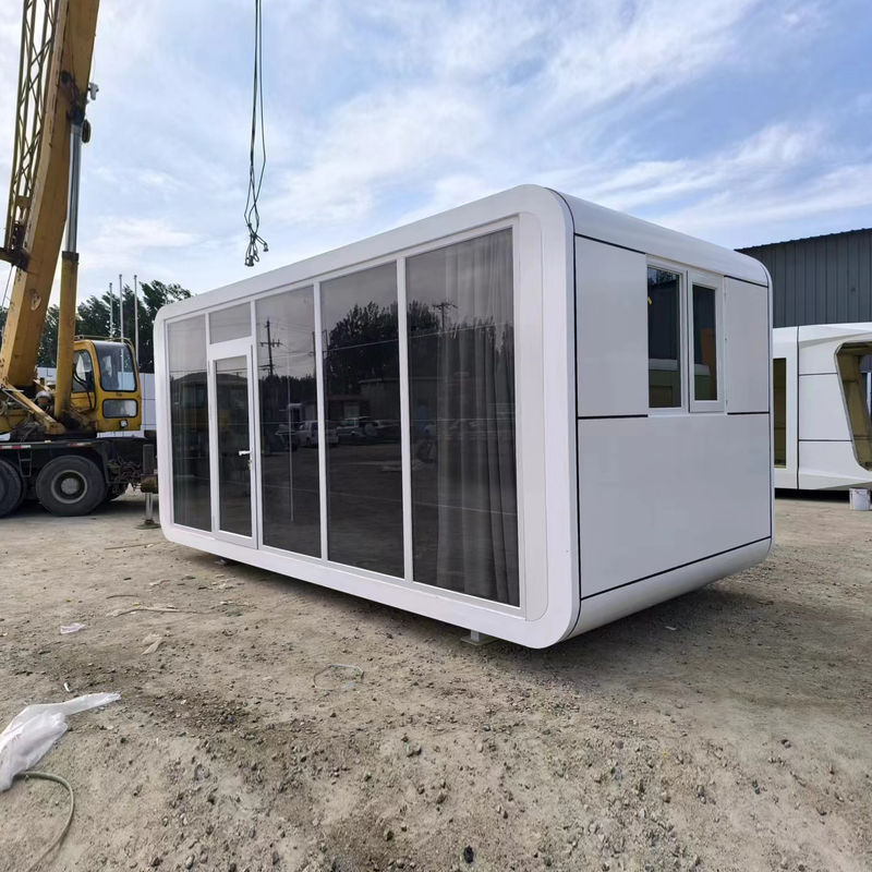 Doble aislamiento suministro directo Casa de lujo moderna Capsula espacial Casas prefabricadas modulares para los clientes