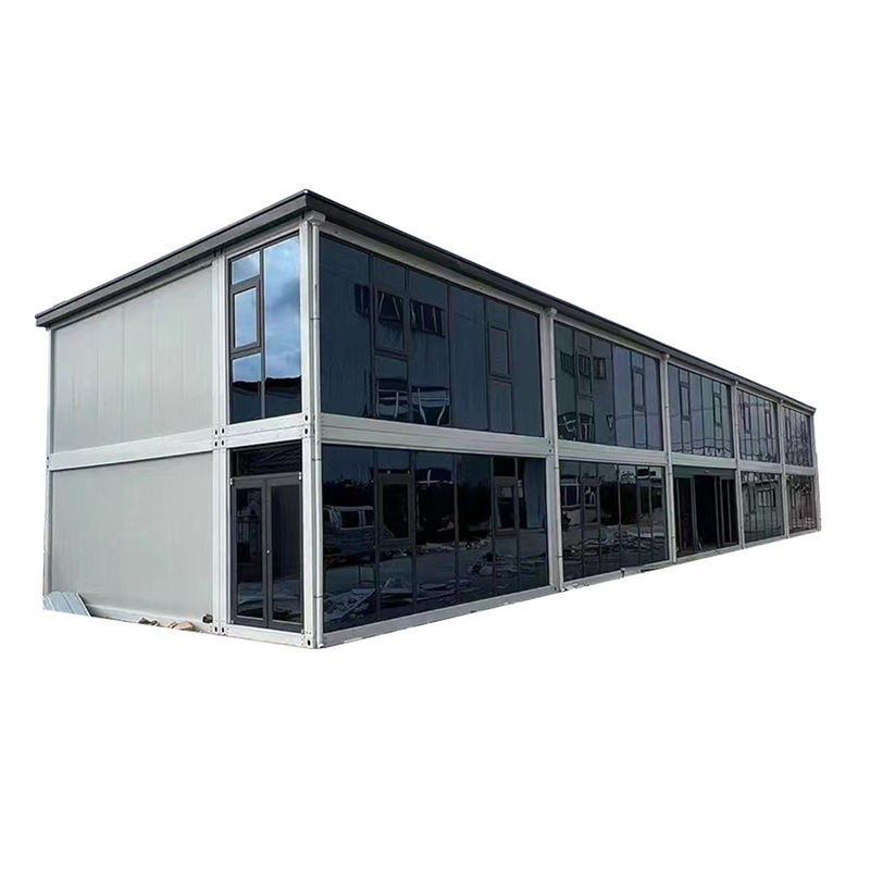 Casa de contenedores móvil desmontable prefabricada de 20 pies para oficinas Ecológica, duradera, segura, fuerte y estable