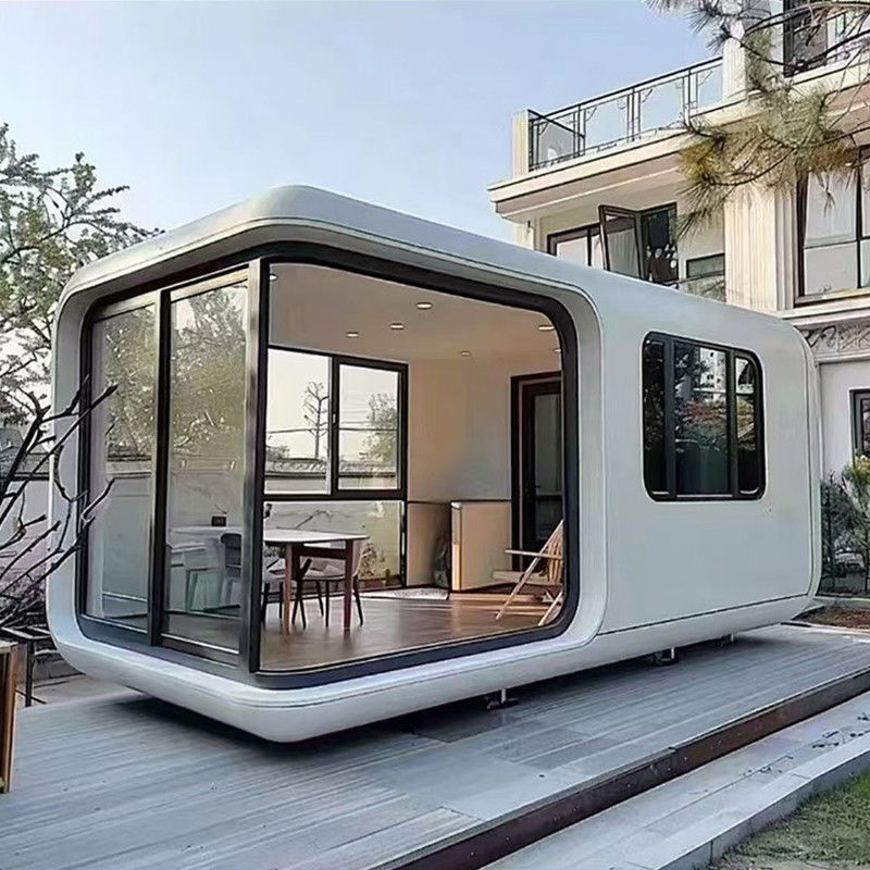 Modern Prefab Design Space Capsule Resort Hotel con panel de sándwich y diseño de modelos 3D