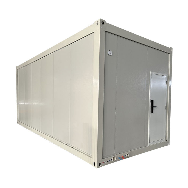 Puente roto Puerta de aluminio panel de sándwich prefabricado Contenedor de paquete plano Casa para oficinas Apartamento Centro comercial Taller en estable