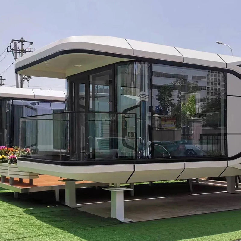 Casa cápsula espacial de diseño moderno para hotel cápsula modular de lujo en color personalizado