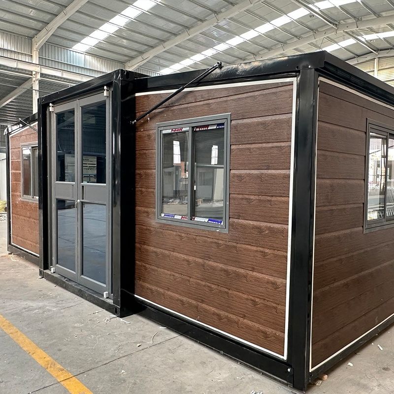 Casa de construcción modular prefabricada con marco de acero caliente totalmente personalizada 20 pies 40 pies contenedor de casa pequeña para en casa hogar hotel