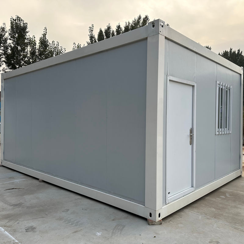 Inoxidable Inoxidable 6x3x2.8 Meter 20ft Acero ligero Galvanizado Cuadro Prefabricado Modular Casa Habitación Casa de contenedores de paquete plano