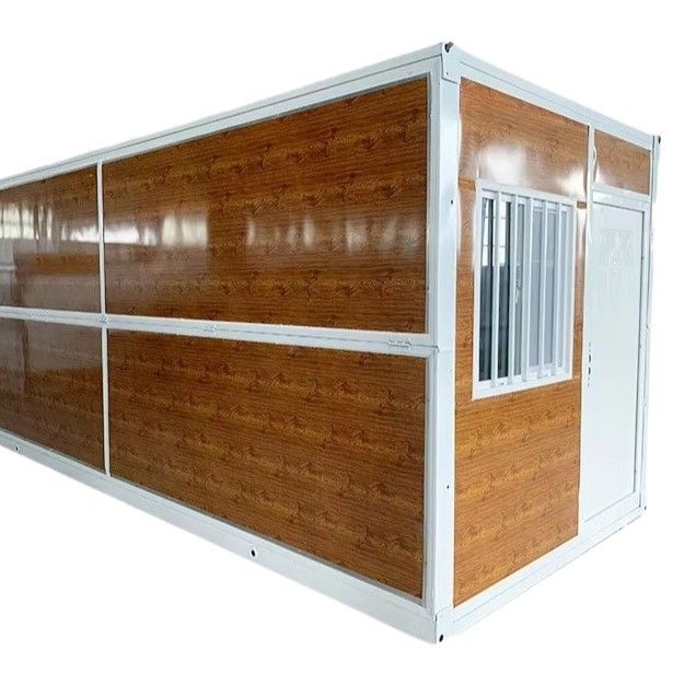 Cuadro de acero de 20 pies 40 pies Modular Casas prefabricadas Casas plegables de contenedores Instalación rápida Estándares de color personalizados