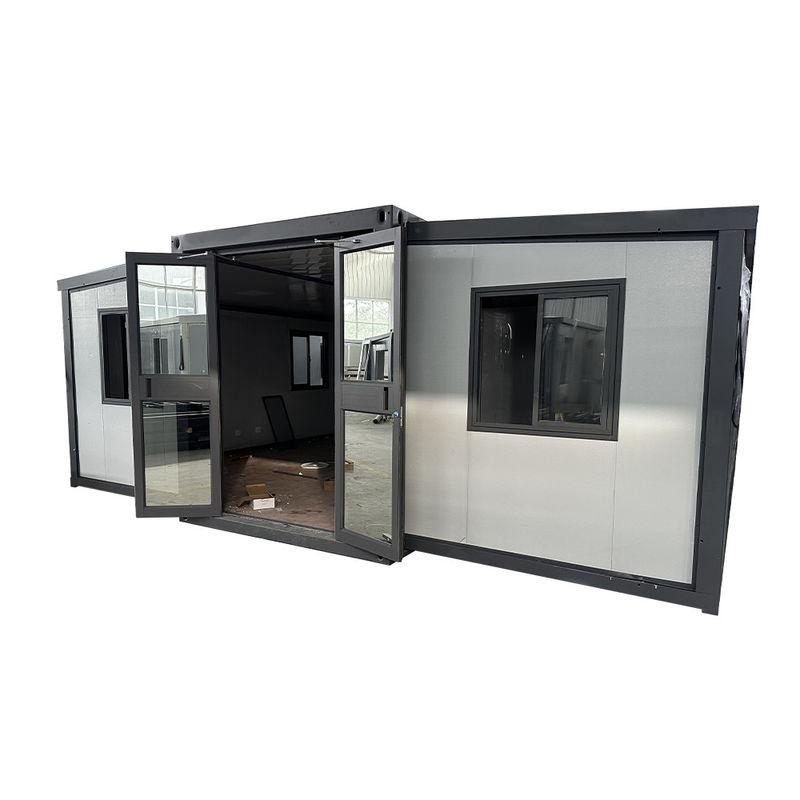 Casas de contenedores expandibles prefabricadas pequeñas y modernas Casas plegables de 20 pies 40 pies Color personalizado