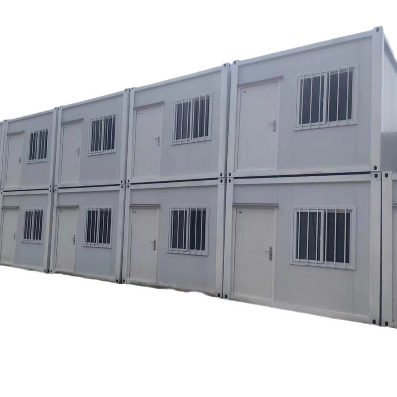 Instalación rápida personalizada Casa modular de paquete plano con alta velocidad del viento y vida útil de 15-30 años en varios colores