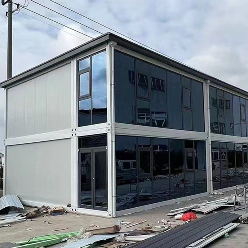Moderno diseño estilo casa de contenedores desmontable para la vida aislamiento térmico portátil prefabricado 20FT / 40FT personalizado