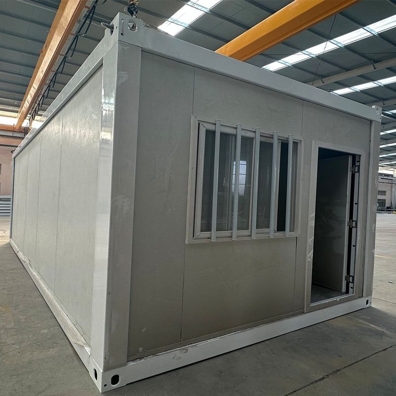 Cuadro de acero fácil de ensamblar 20ft 40ft casas pequeñas sitio de oficinas casas de contenedores con larga vida útil