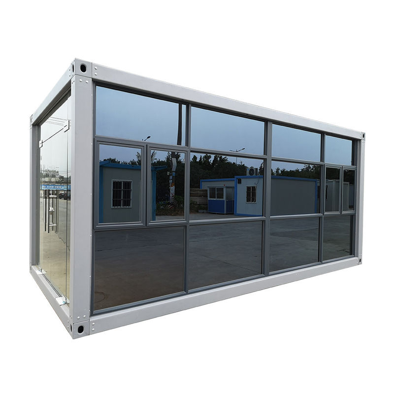 Diseño portátil modular panel de sándwich Cuadro de acero Casa de contenedores desmontable con opción de color personalizada