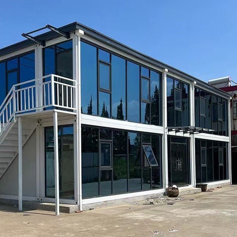 Casa de lujo de 40 pies para hoteles Resorts Vivienda fácil de instalar Casa de contenedores desmontable