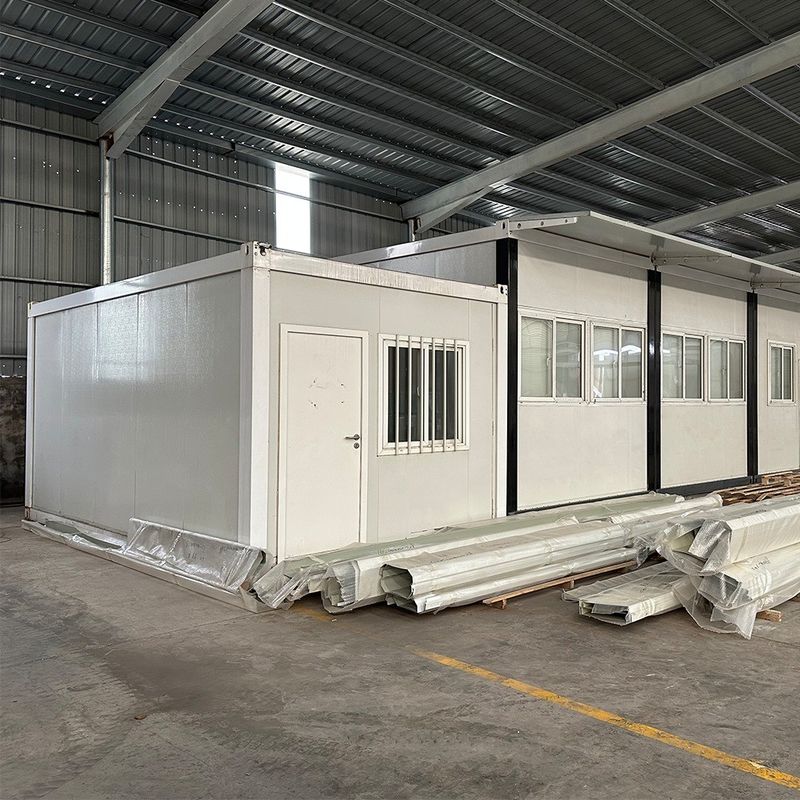 Casa moderna prefabricada de 20 pies/40 pies con contenedor de paquete plano Villa para soluciones de alojamiento en hoteles