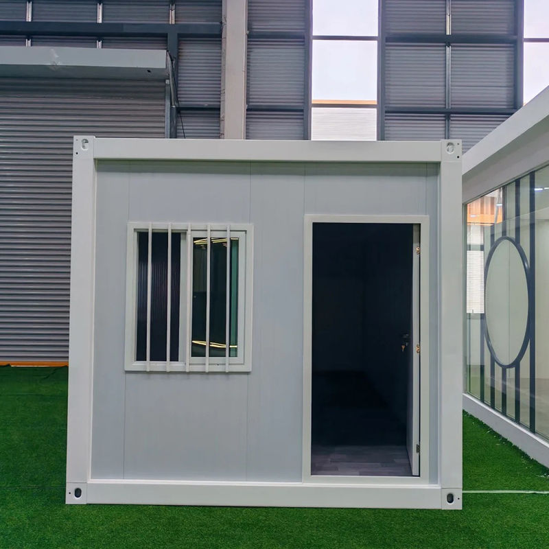 Contenedor desmontable prefabricado Cabana 50 mm Material de pared de EPS / lana de roca para acampar y actividades al aire libre