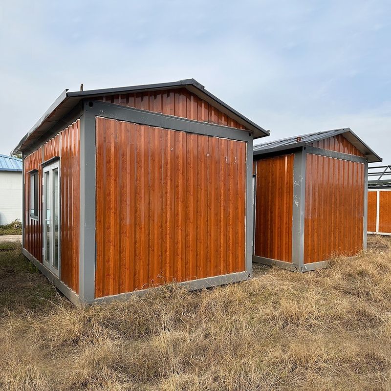 Casa de contenedores con diseño cuadrado personalizado y fácil instalación