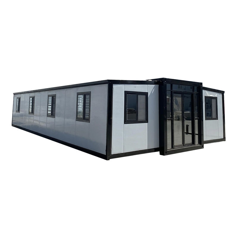 Casa de contenedores de acero de lujo expandible 2/3 dormitorio Casa portátil para vivir al aire libre Diseño plegable
