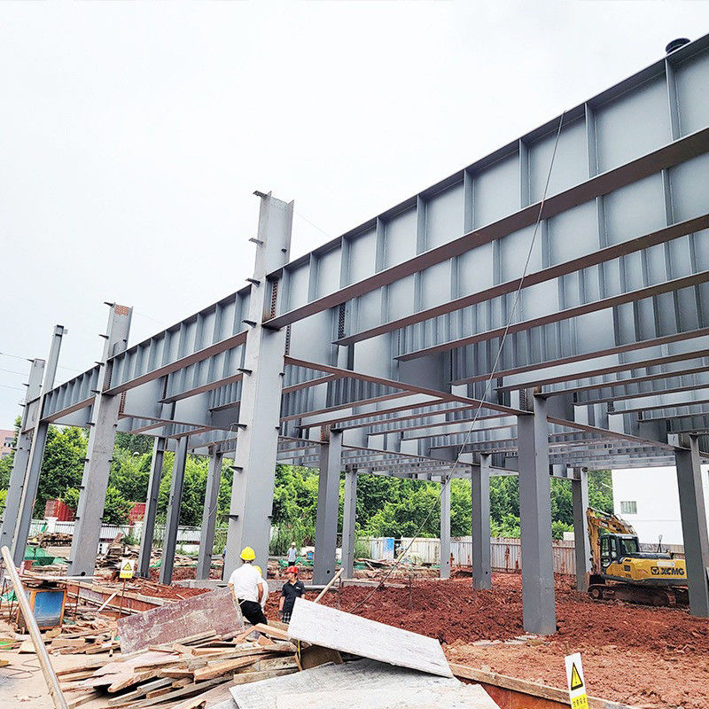 Gran almacén de acero de metros cuadrados estructura industrial de acero taller de construcción con peso ligero