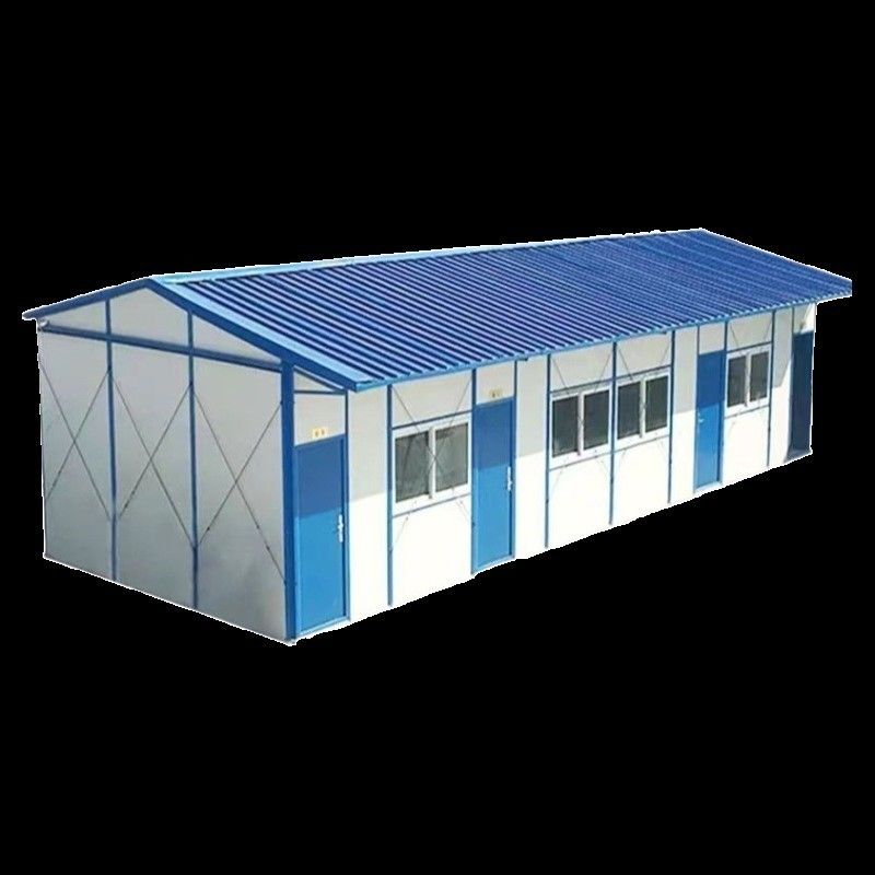 Puerta de seguridad de acero y ventana de aluminio Casa pequeña prefabricada para una instalación rápida