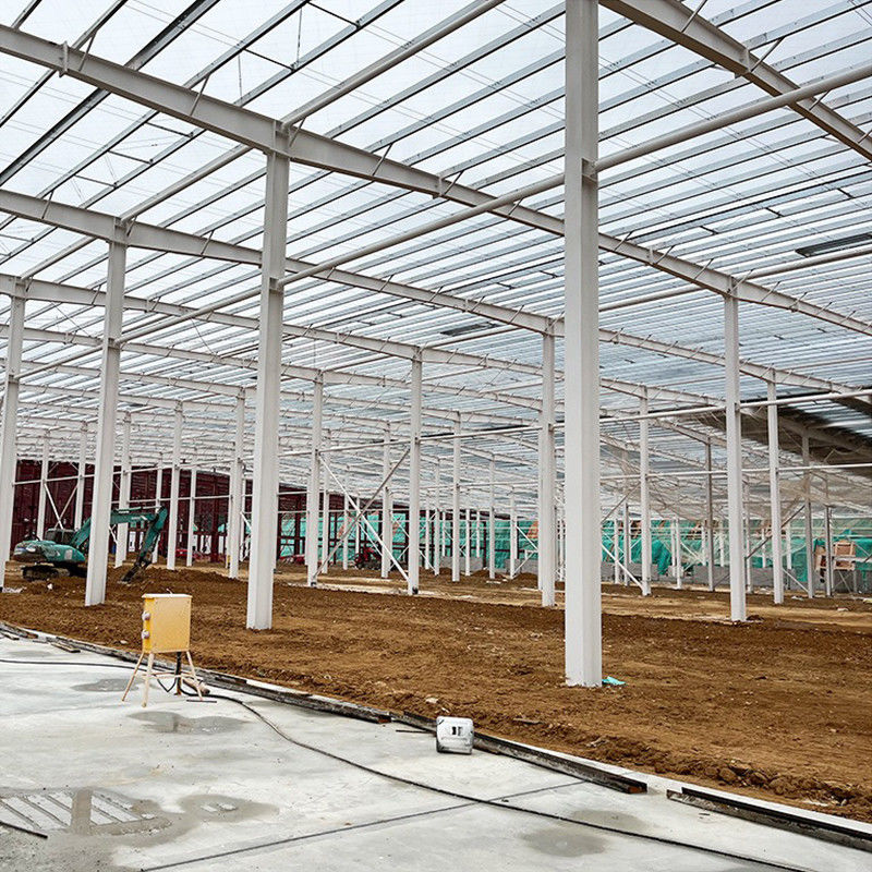 Suministro directo Instalación fácil Taller de acero Construir puerta de acero Almacén Prefabricado Almacén Edificio de estructura de acero