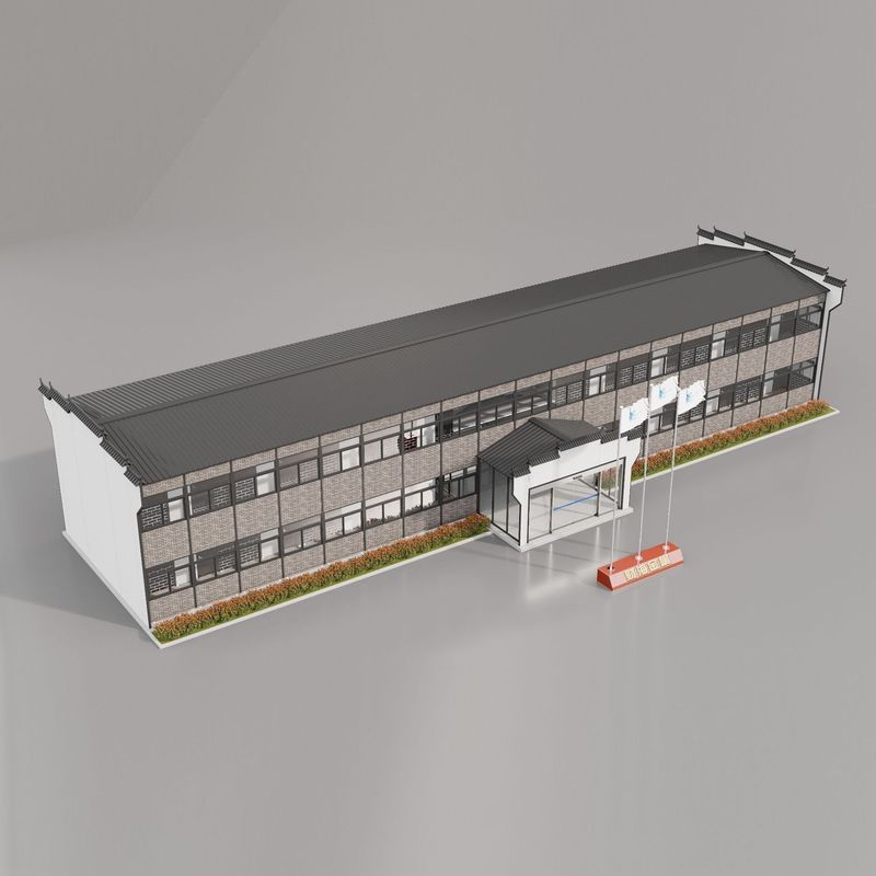Panel de sándwich 2 dormitorios Casas prefabricadas para talleres Almacenes Oficinas de construcción en Tailandia Personalizables y asequibles