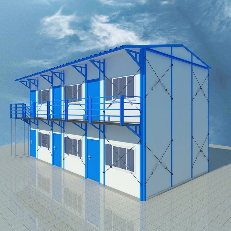 Casas verdes Villas prefabricadas para ahorrar energía con bajas emisiones de carbono Casa de pollo prefabricada reciclable Mini Casa prefabricada
