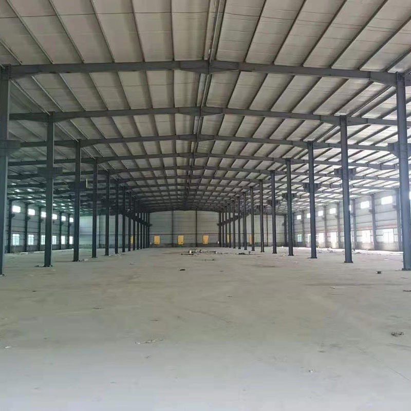 Instalación rápida ventaja estructura de acero almacén taller de prefabricación de larga extensión
